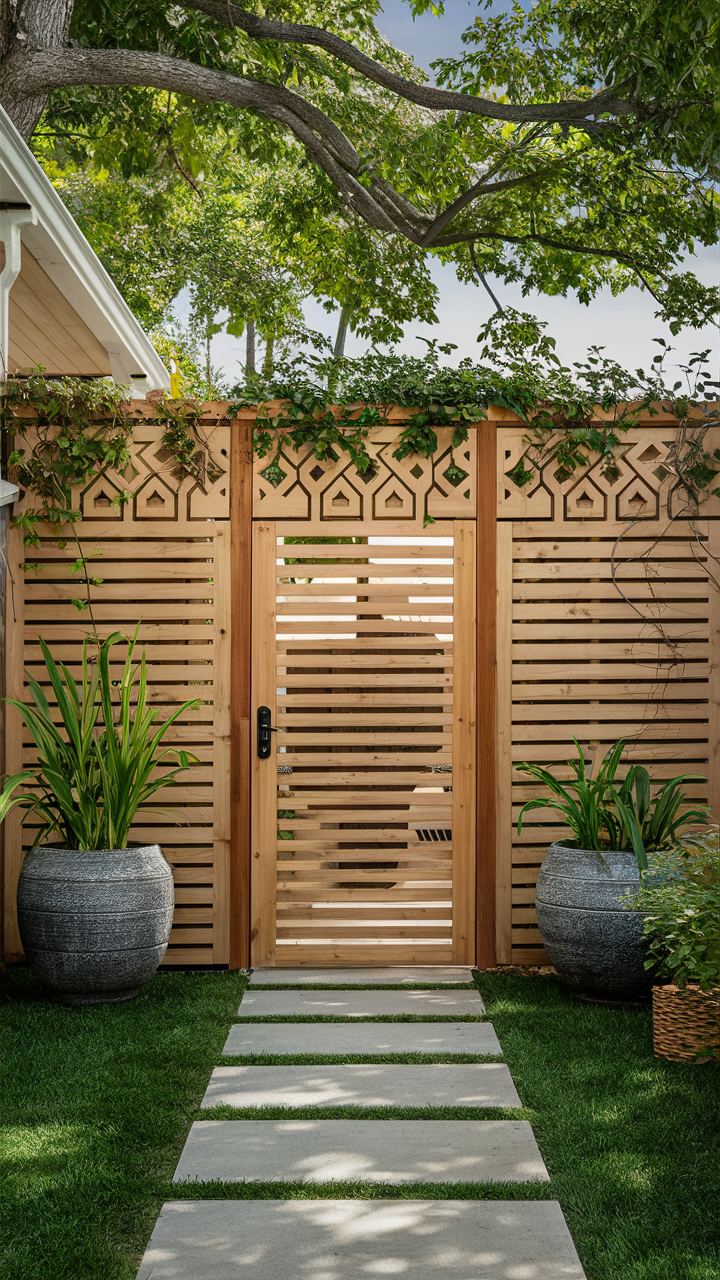 Garden Wood Fence 21 Ideas for a Stunning Outdoor Space