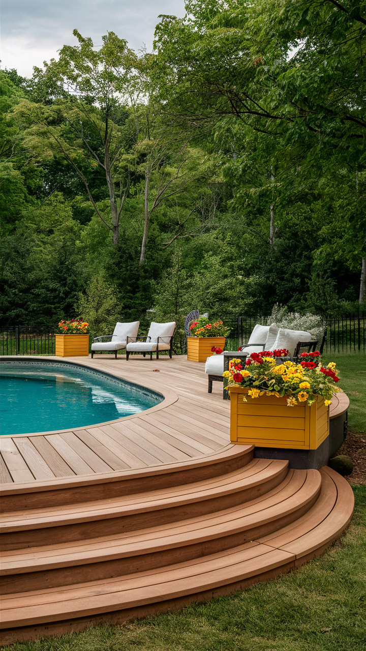 Deck 21 Ideas Above Ground Pools: Transform Your Backyard Oasis