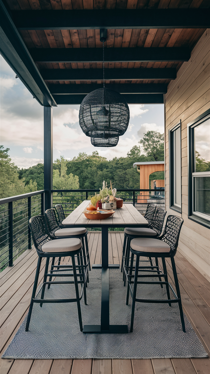 Outdoor Dining Set: Table, Chair, and Sofa