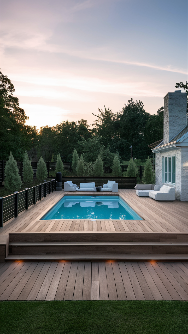 Deck 21 Ideas Above Ground Pools: Transform Your Backyard Oasis