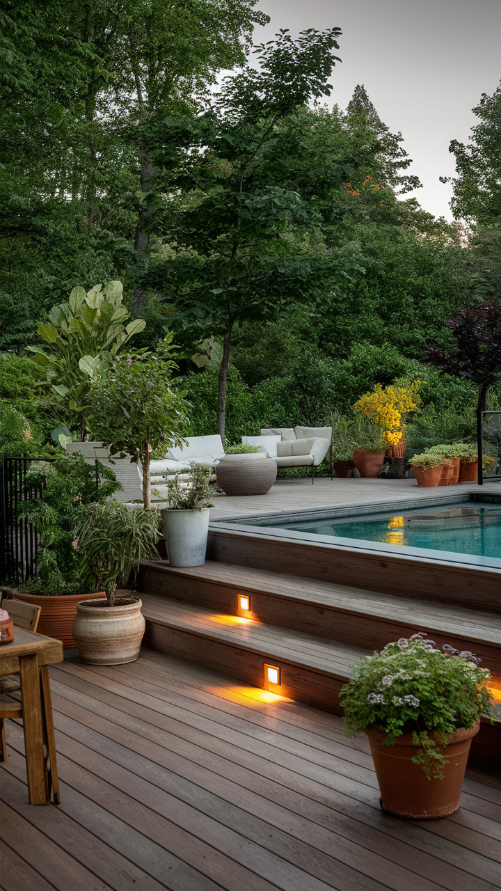 Deck 21 Ideas Above Ground Pools: Transform Your Backyard Oasis