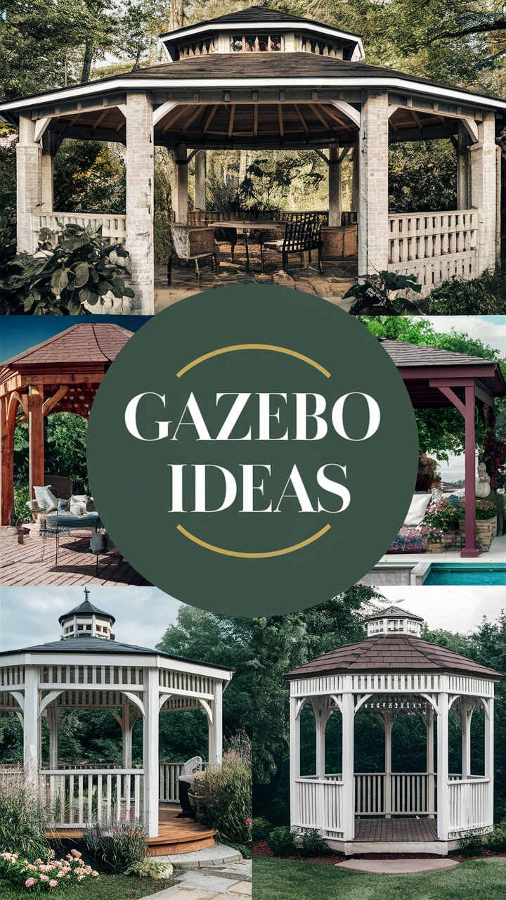 Gazebo 20 Ideas for Every Outdoor Space: Elevate Your Backyard Decor