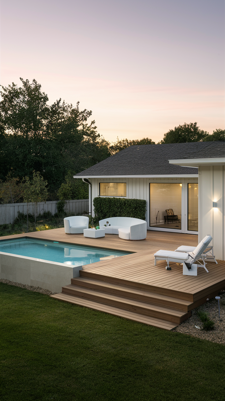 Deck 21 Ideas Above Ground Pools: Transform Your Backyard Oasis