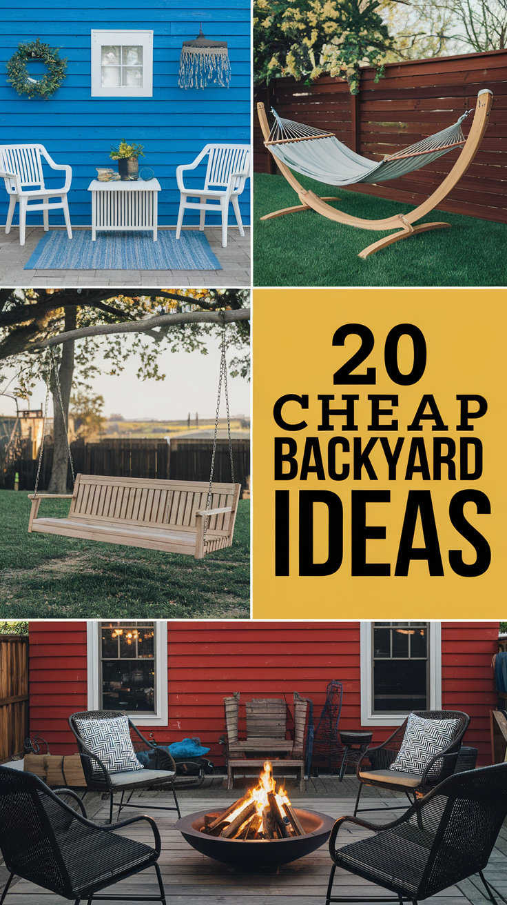 Cheap Backyard 20 Ideas: Transform Your Outdoor Space on a Budget