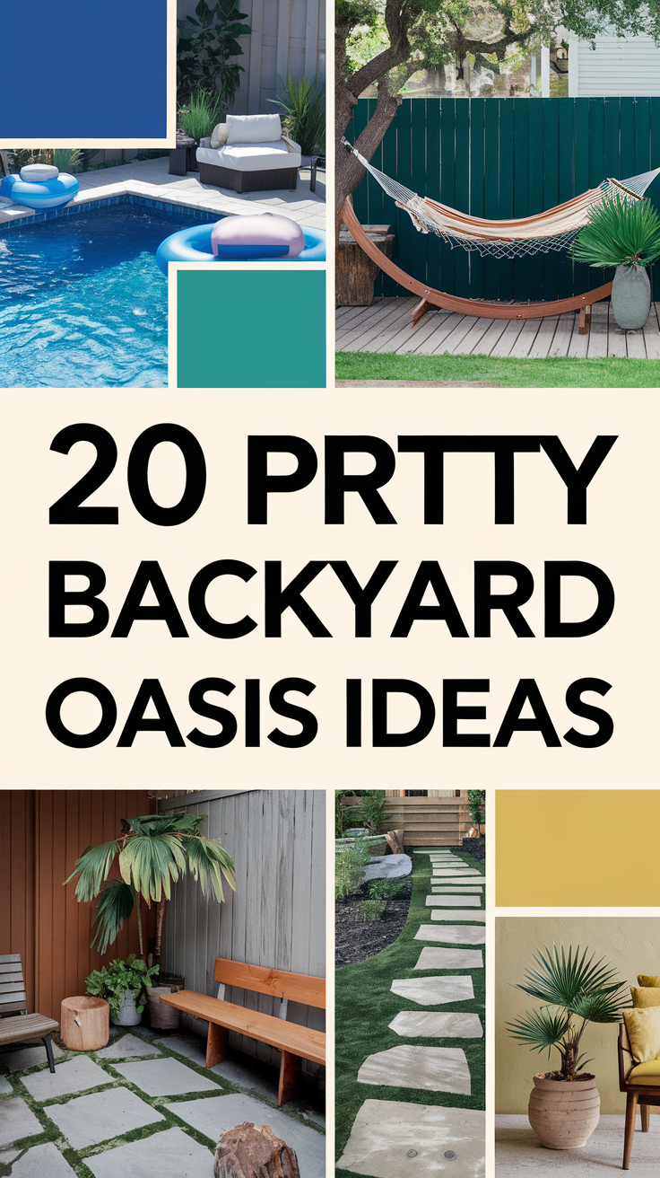 Pretty Backyard Oasis 20 Ideas: Transform Your Outdoor Space into a Haven