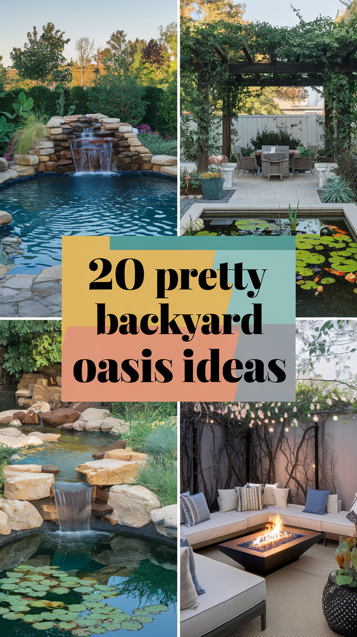 Pretty Backyard Oasis 20 Ideas: Transform Your Outdoor Space into a Haven