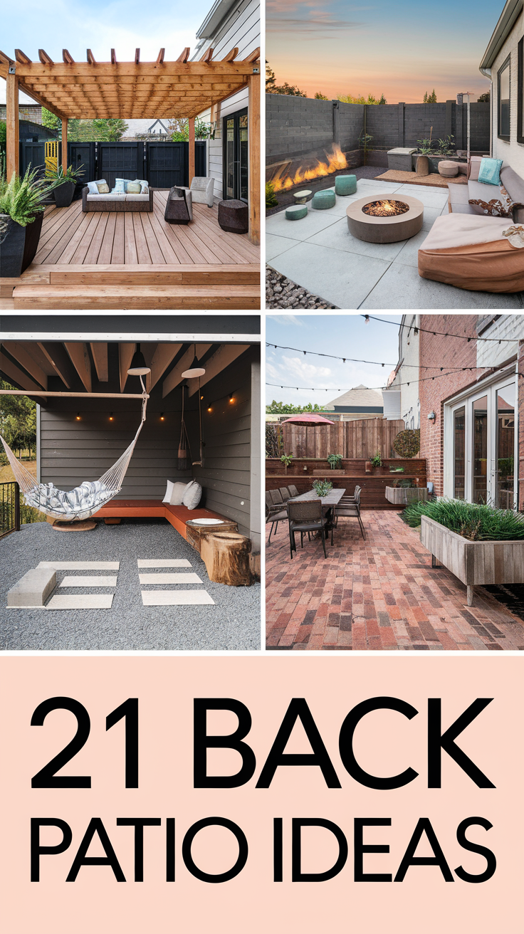 Back Patio 21 Ideas: Transform Your Outdoor Space with Style and Functionality