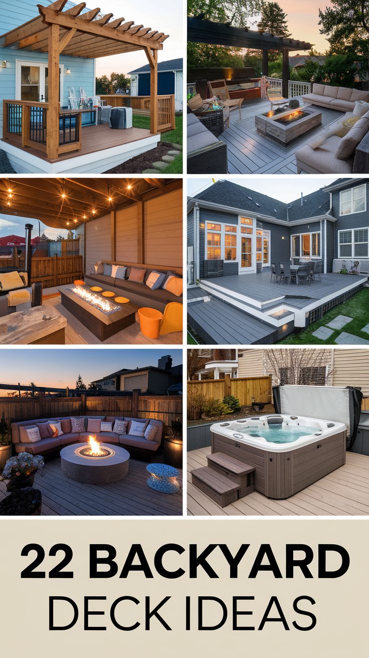 Backyard Deck 22 Ideas: Transform Your Outdoor Space