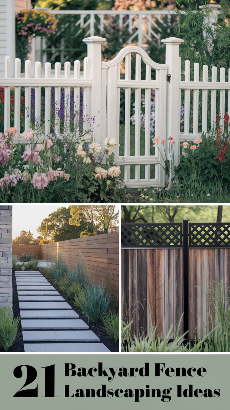 Backyard Fence Landscaping 21 Ideas: Elevate Your Outdoor Space