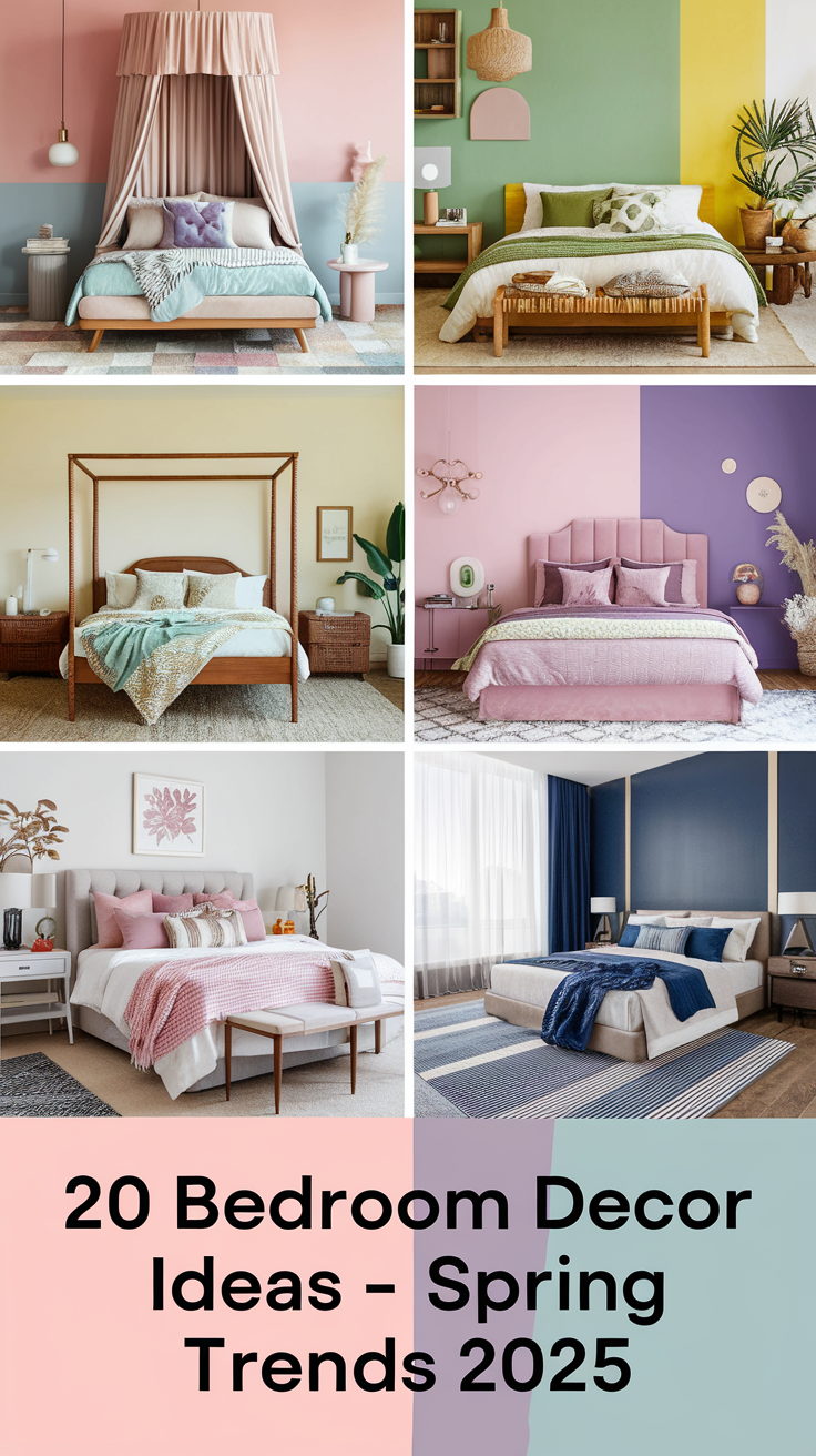 Bedroom Decor Ideas - Spring Trends 2025