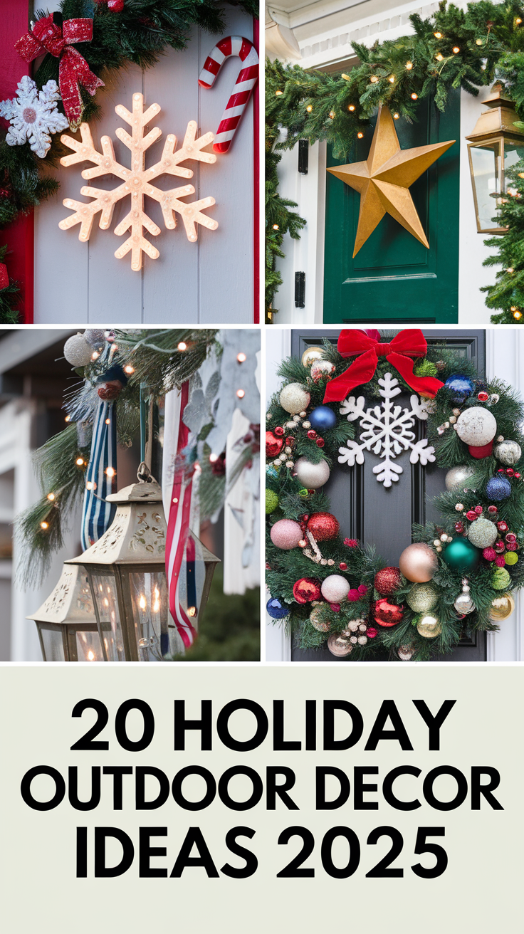 Holiday Outdoor Décor Ideas 2025