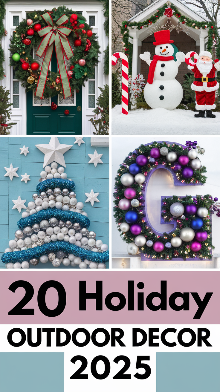 Holiday Outdoor Décor Ideas 2025