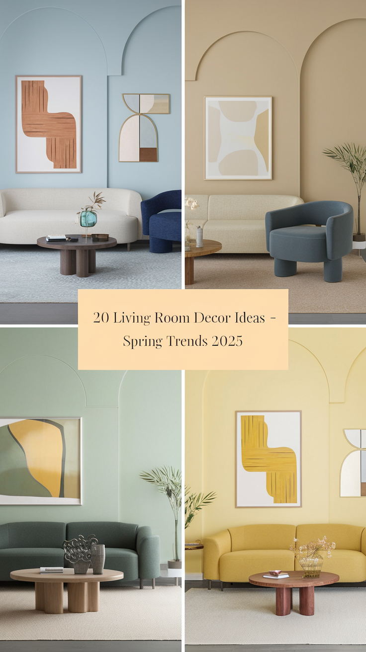 Living Room Decor Ideas - Spring Trends 2025