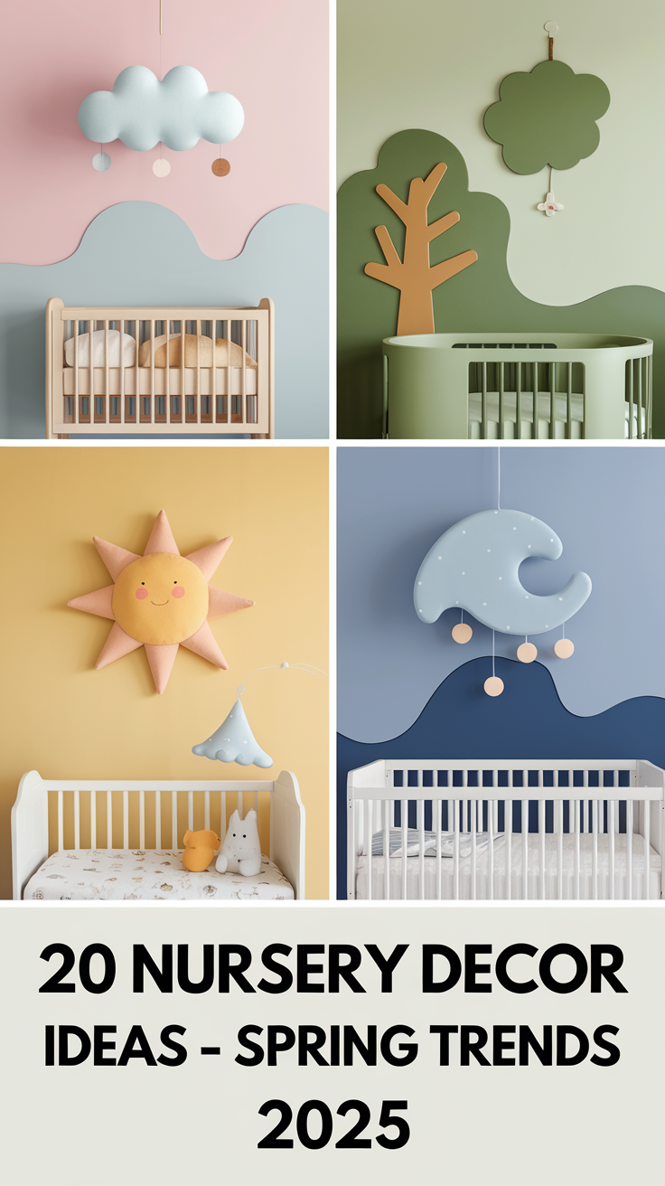 Nursery Decor 20 Ideas - Spring Trends 2025