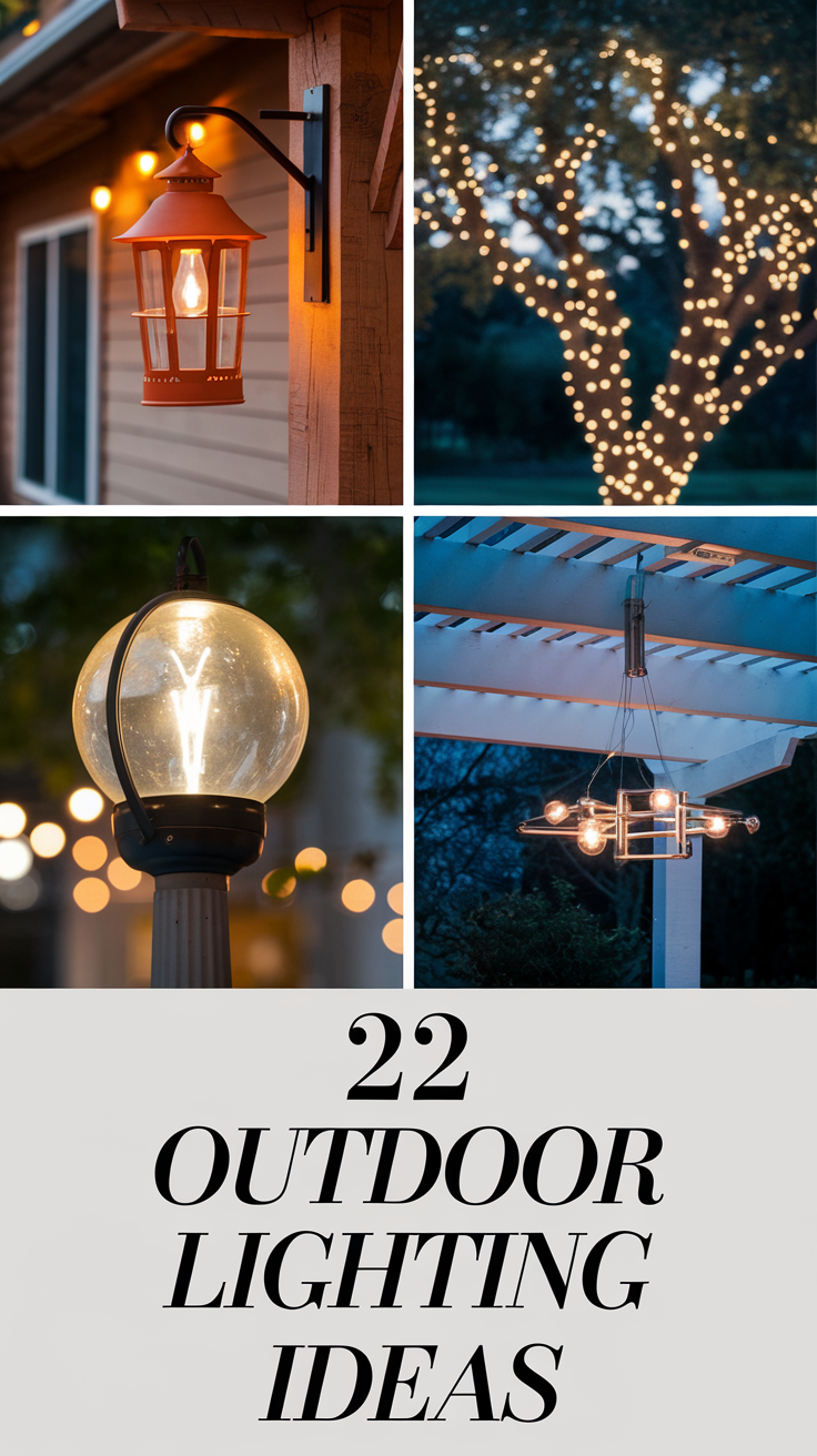 Outdoor Lighting 22 Ideas: Brighten Up Your Spaces with Style and Functionality