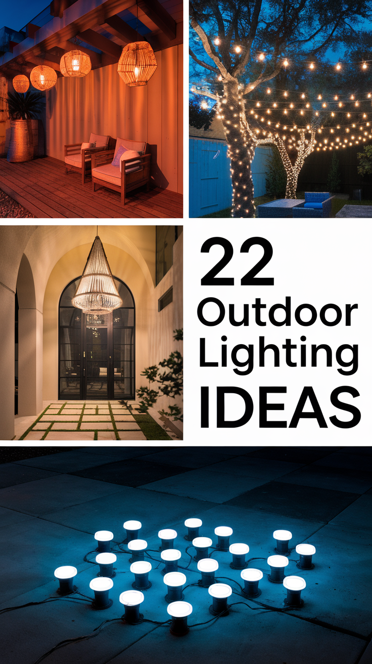 Outdoor Lighting 22 Ideas: Brighten Up Your Spaces with Style and Functionality