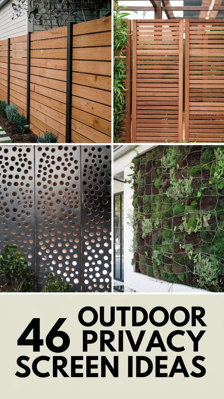 Outdoor Privacy Screen 46 Ideas: Creative Solutions for Stylish Privacy