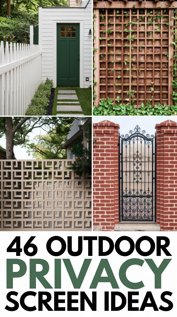 Outdoor Privacy Screen 46 Ideas: Creative Solutions for Stylish Privacy