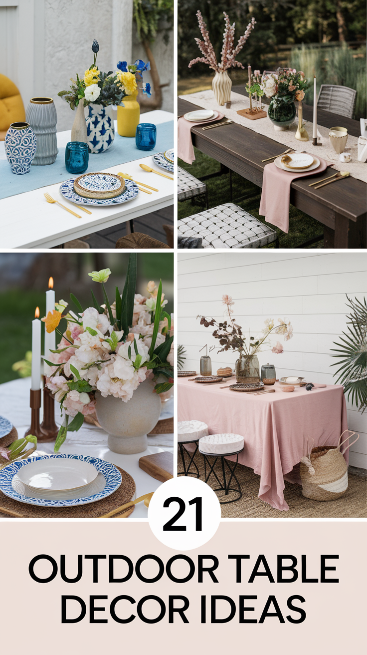 Outdoor Table Decor 21 Ideas: Transform Your Outdoor Space with Stunning Styles