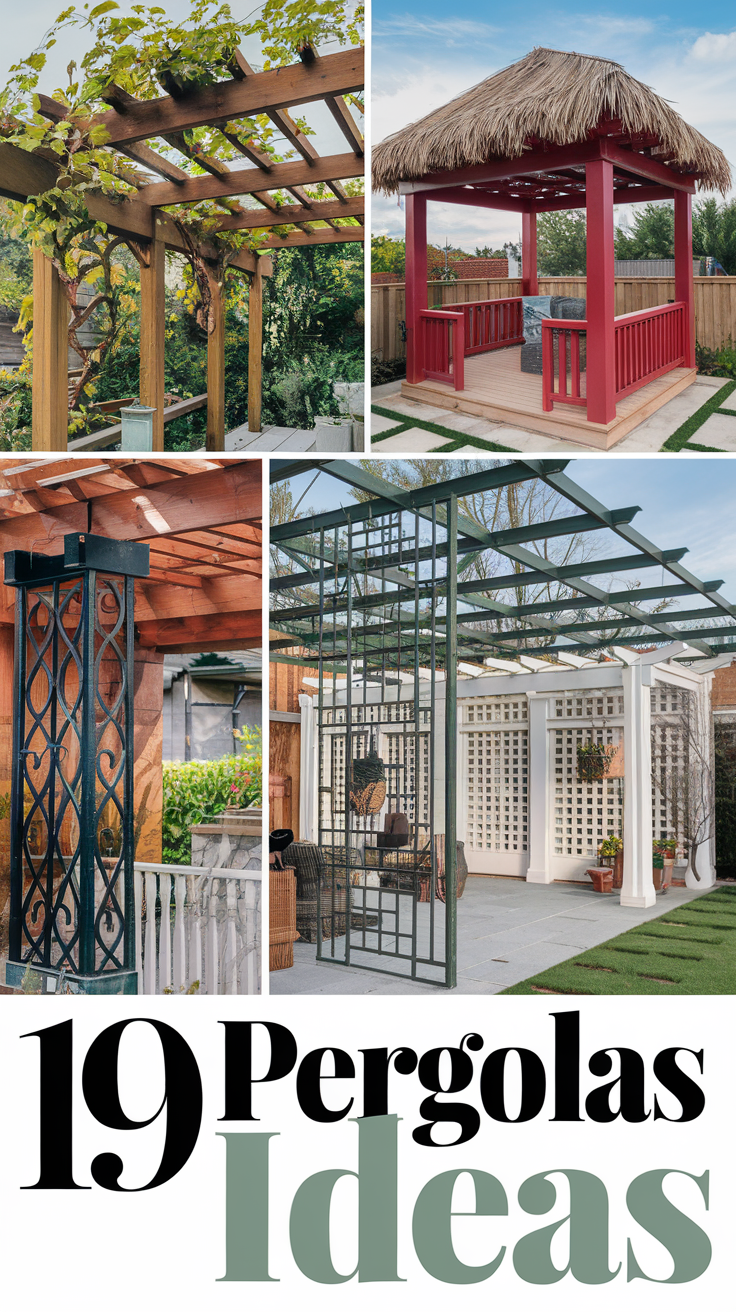 Pergolas 19 Ideas for Your Outdoor Space: Transform Your Backyard with Stunning Designs