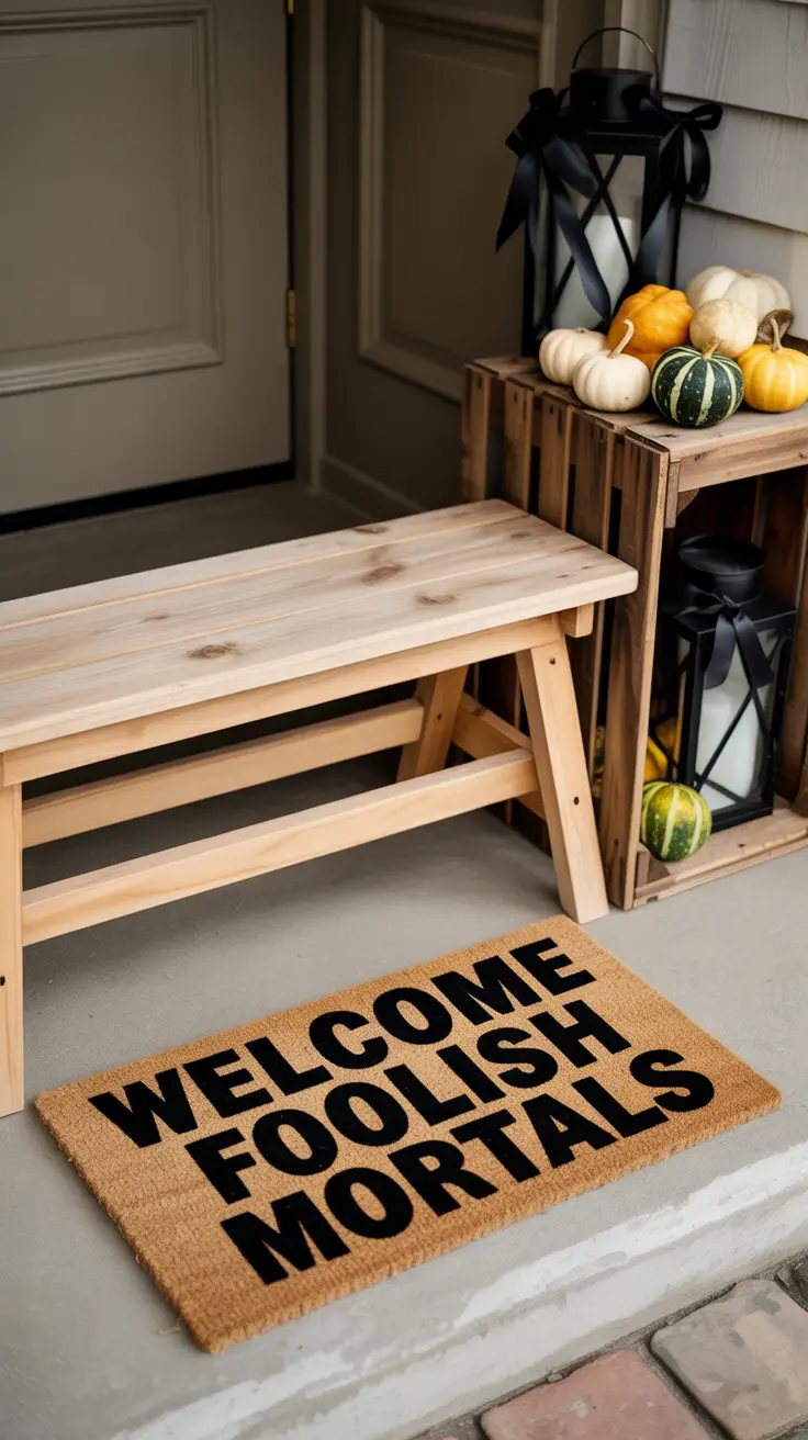 21 Creative Halloween Door Mat Ideas 2025 To Make Your Entrance Spooktacular