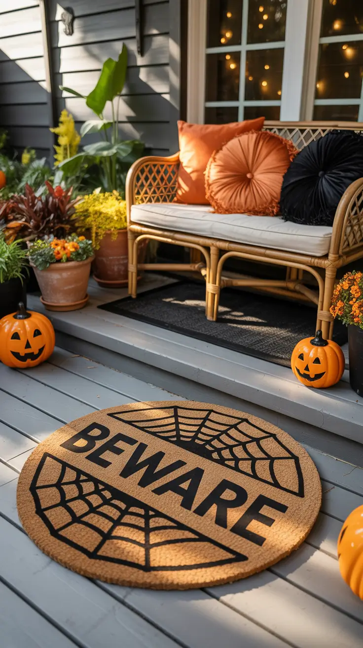 21 Creative Halloween Door Mat Ideas 2025 To Make Your Entrance Spooktacular