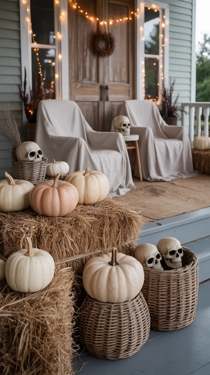 New Halloween Porch Decor Inspo 2025: Elegant, Spooky & Stylish Front Ideas
