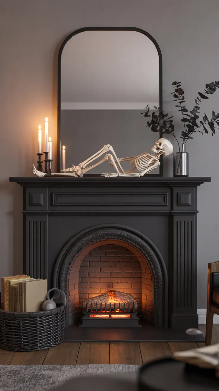 24 Spooky Halloween Fireplace Decor Ideas 2025 to Transform Your Home