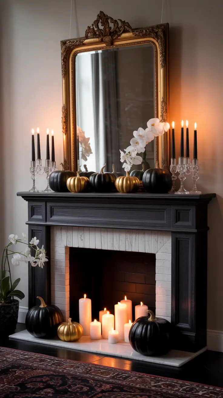 24 Spooky Halloween Fireplace Decor Ideas 2025 to Transform Your Home