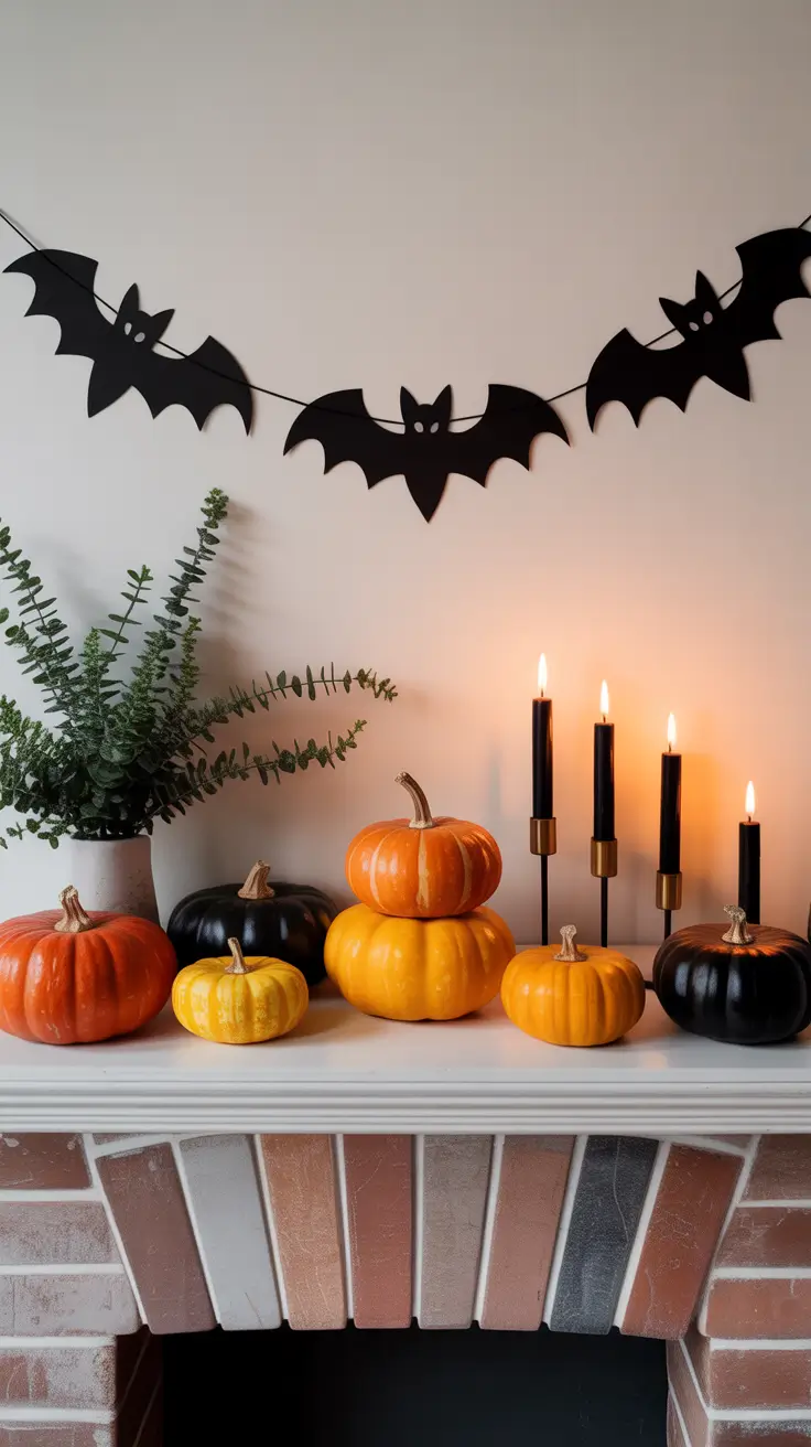 24 Spooky Halloween Fireplace Decor Ideas 2025 to Transform Your Home