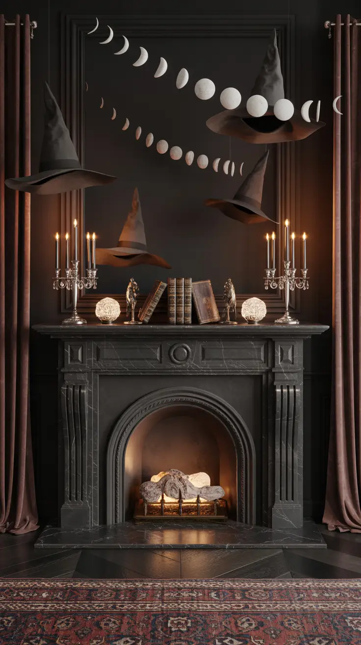 24 Spooky Halloween Fireplace Decor Ideas 2025 to Transform Your Home