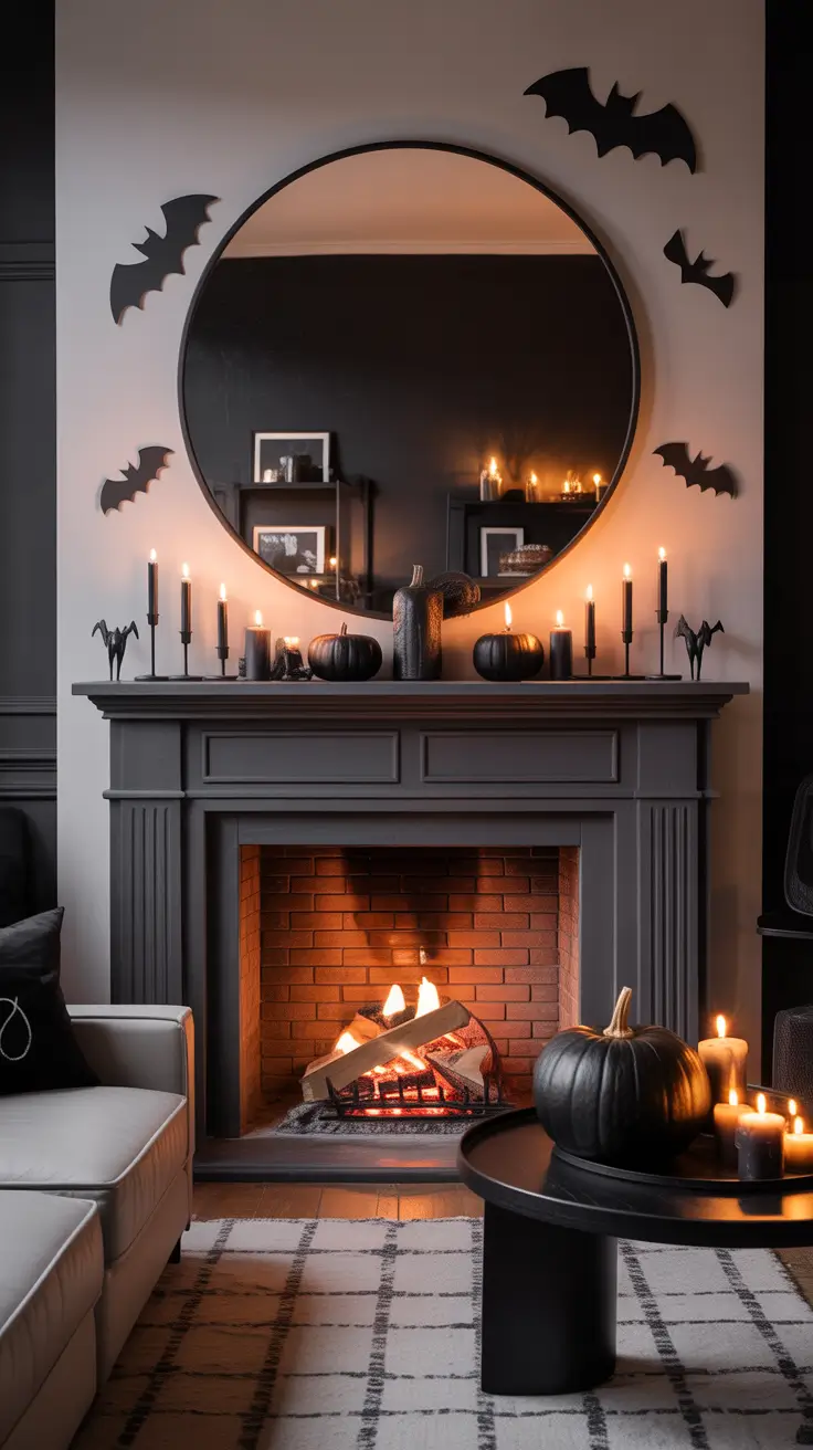 24 Spooky Halloween Fireplace Decor Ideas 2025 to Transform Your Home
