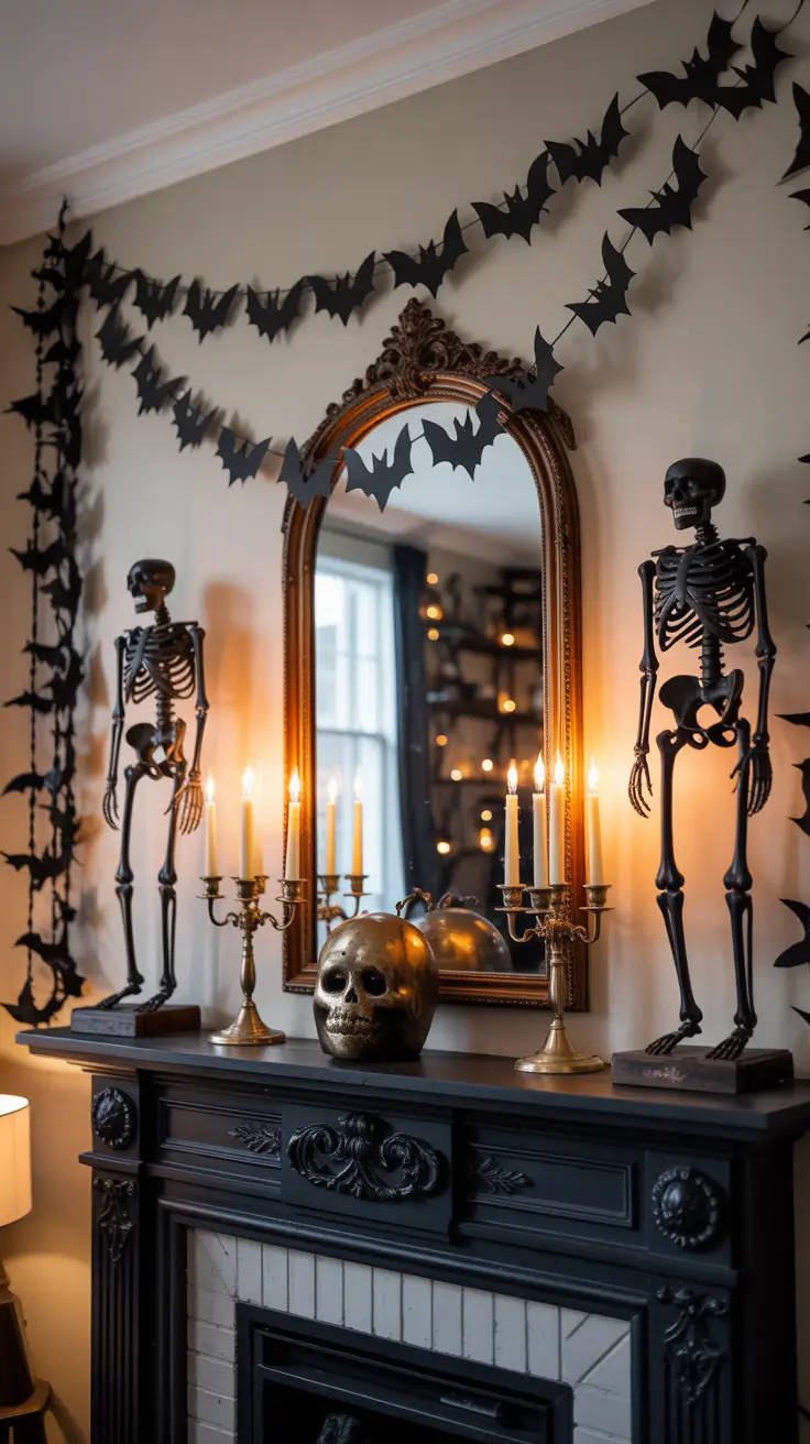 24 Spooky Halloween Fireplace Decor Ideas 2025 to Transform Your Home