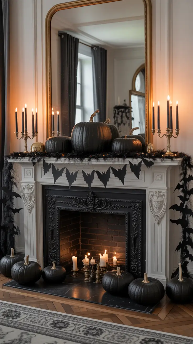 24 Spooky Halloween Fireplace Decor Ideas 2025 to Transform Your Home