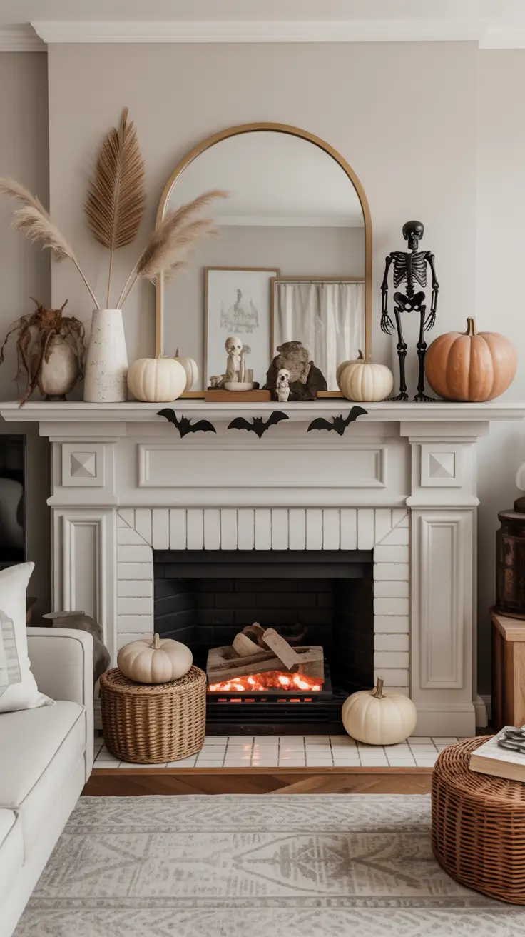 24 Spooky Halloween Fireplace Decor Ideas 2025 to Transform Your Home