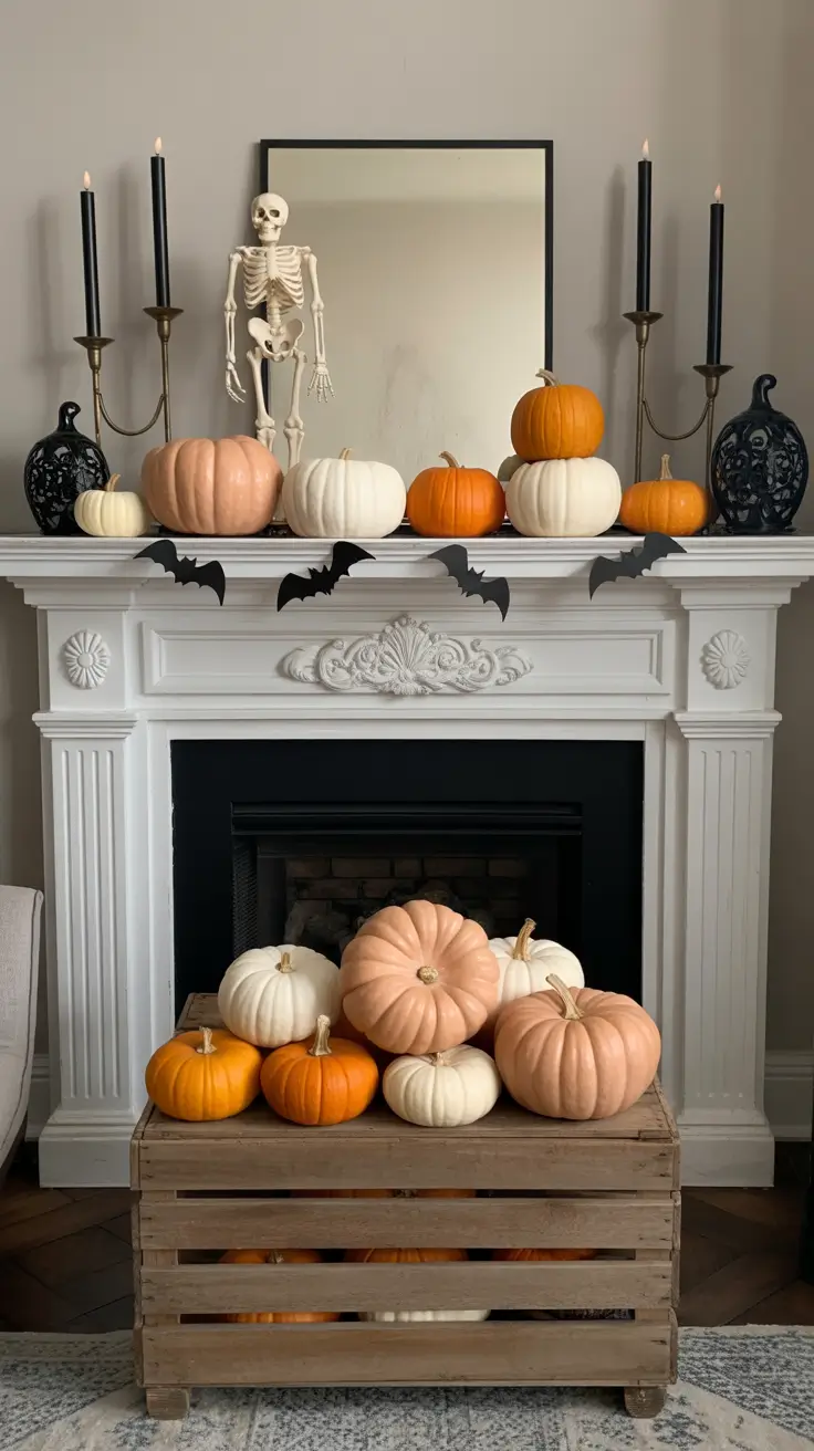 24 Spooky Halloween Fireplace Decor Ideas 2025 to Transform Your Home