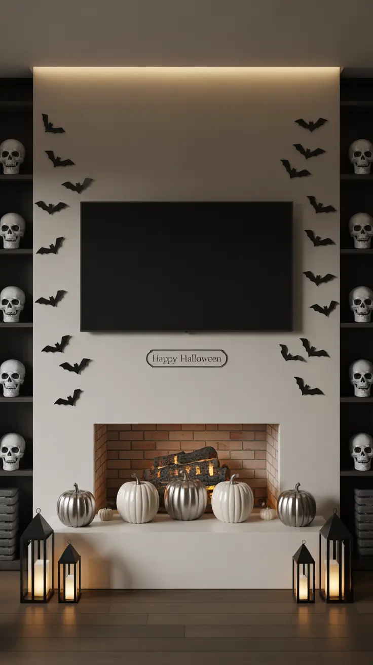 24 Spooky Halloween Fireplace Decor Ideas 2025 to Transform Your Home