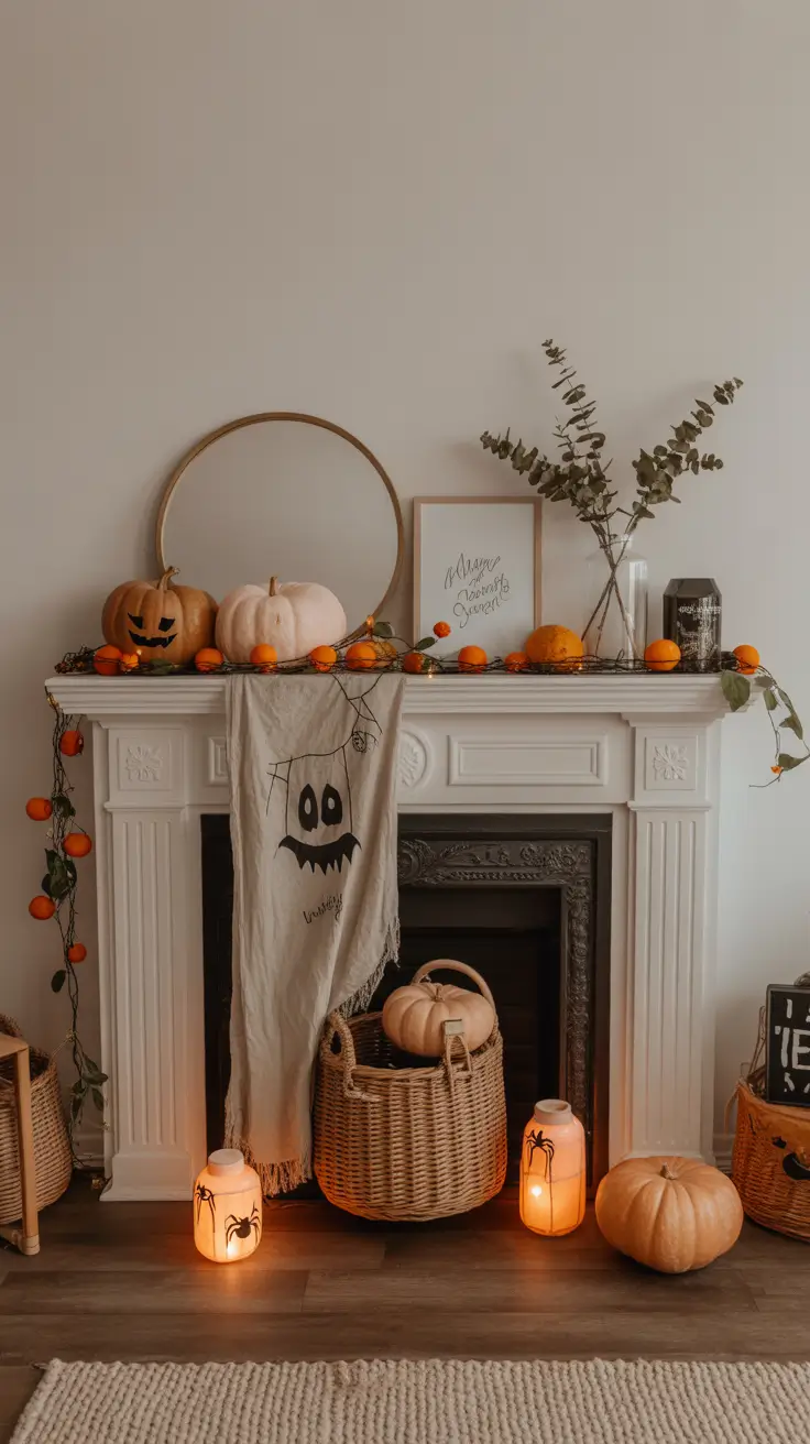 24 Spooky Halloween Fireplace Decor Ideas 2025 to Transform Your Home