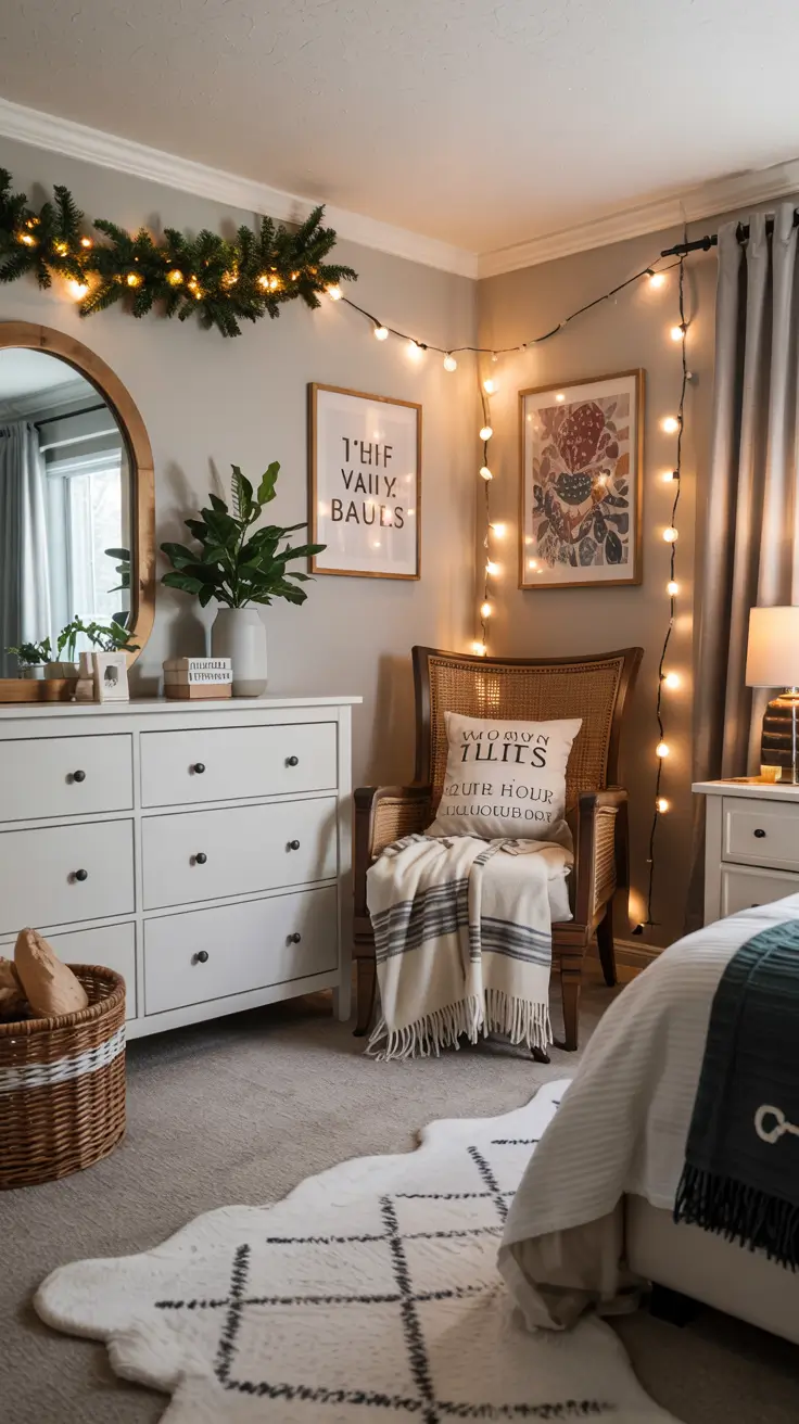 25 Christmas Lights in the Bedroom 2025: Creative and Aesthetic Ideas for Holiday Magic