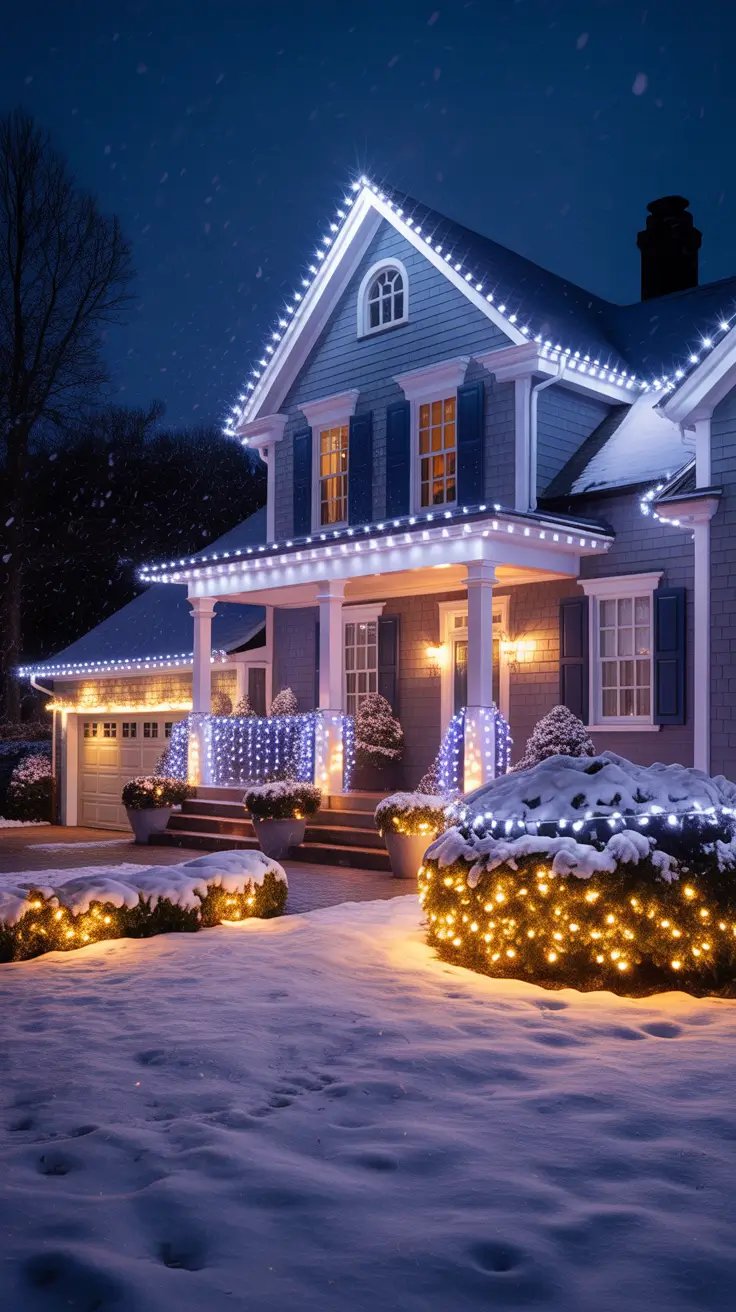 27 Christmas Lights on House Exterior Ideas 2025: Stylish Holiday Decorating Inspiration