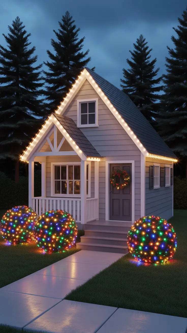 27 Christmas Lights on House Exterior Ideas 2025: Stylish Holiday Decorating Inspiration