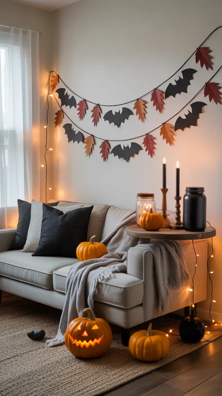 Halloween Mantle Ideas 2025: Stylish, Cute, Elegant & Gothic Inspiration