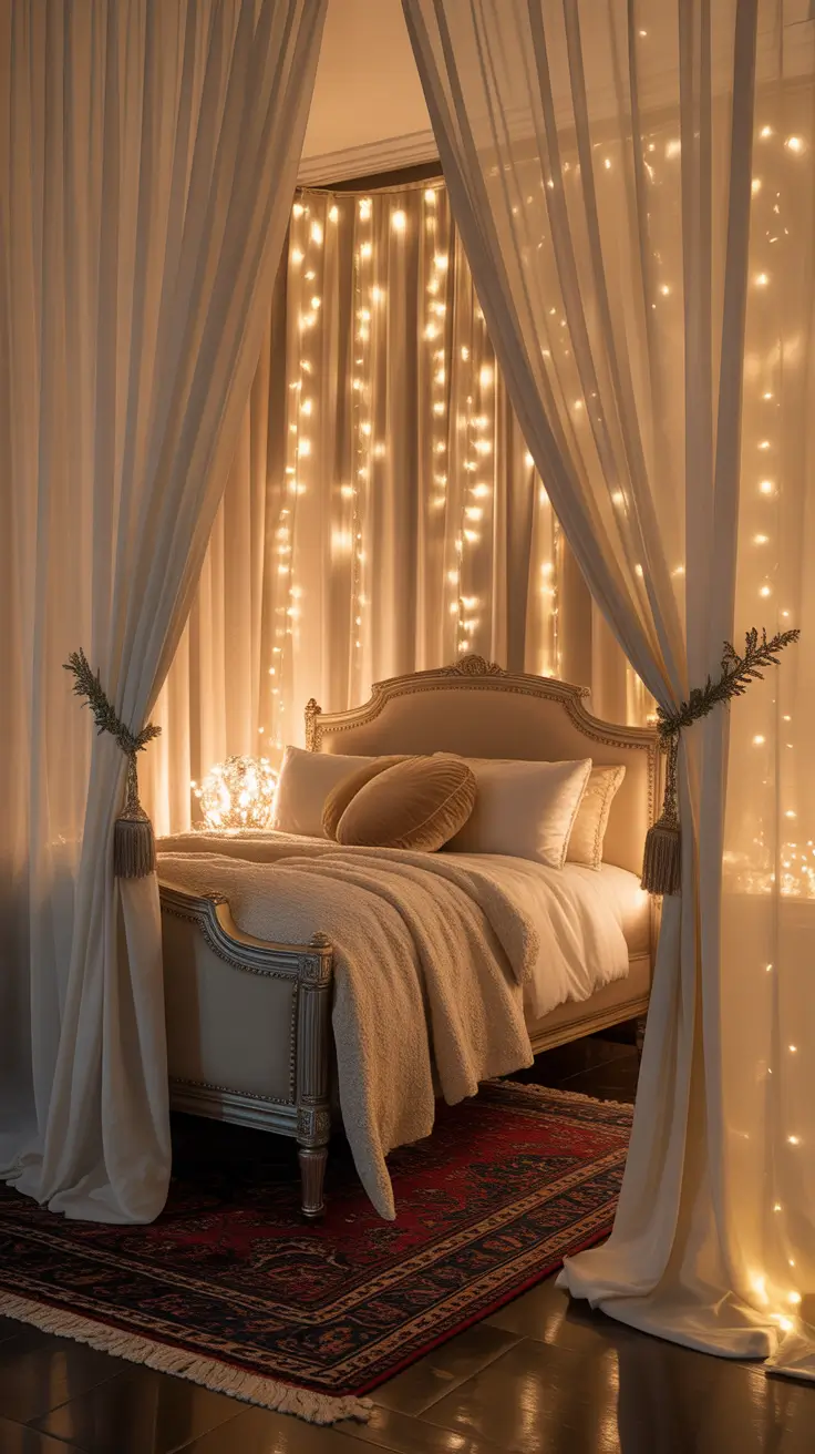 29 Christmas Lights in the Bedroom 2025: Creative and Aesthetic Ideas