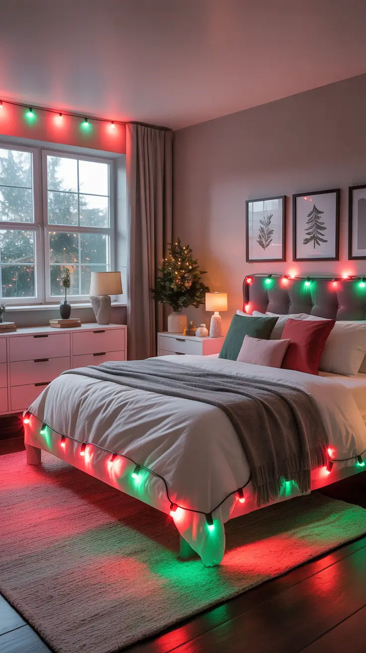 29 Christmas Lights in the Bedroom 2025: Creative and Aesthetic Ideas