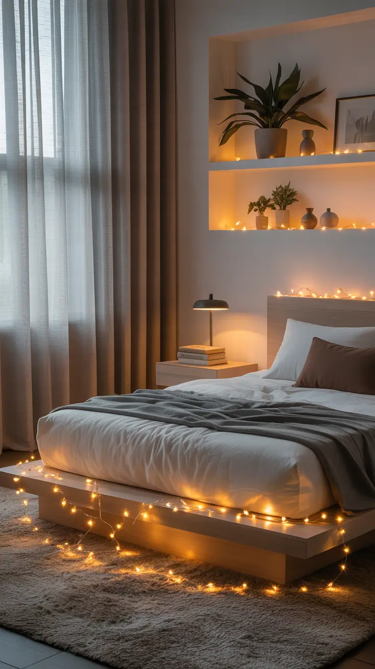 29 Christmas Lights in the Bedroom 2025: Creative and Aesthetic Ideas