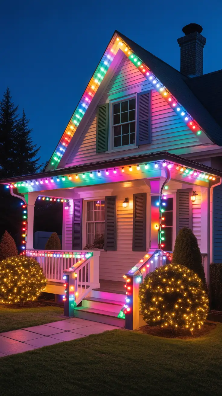 27 Christmas Lights on House Exterior Ideas 2025: Stylish Holiday Decorating Inspiration