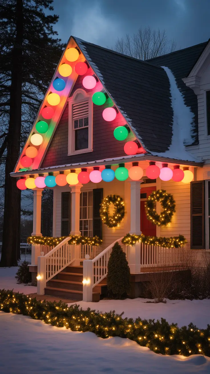 27 Christmas Lights on House Exterior Ideas 2025: Stylish Holiday Decorating Inspiration