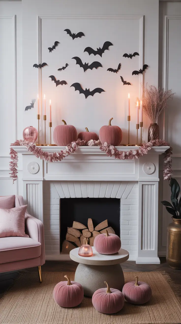 Halloween Mantle Ideas 2025: Stylish, Cute, Elegant & Gothic Inspiration