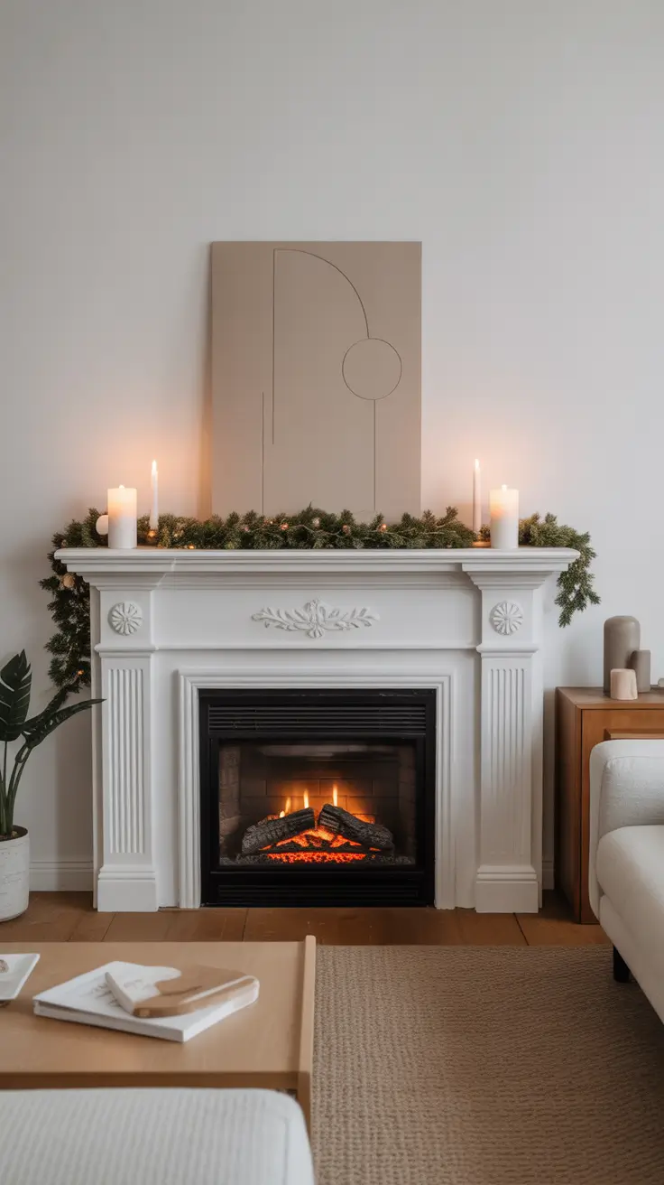 29 Christmas Fireplace Decor Ideas 2025: Elegant Mantel Decorating & Cozy Living Room Inspirations