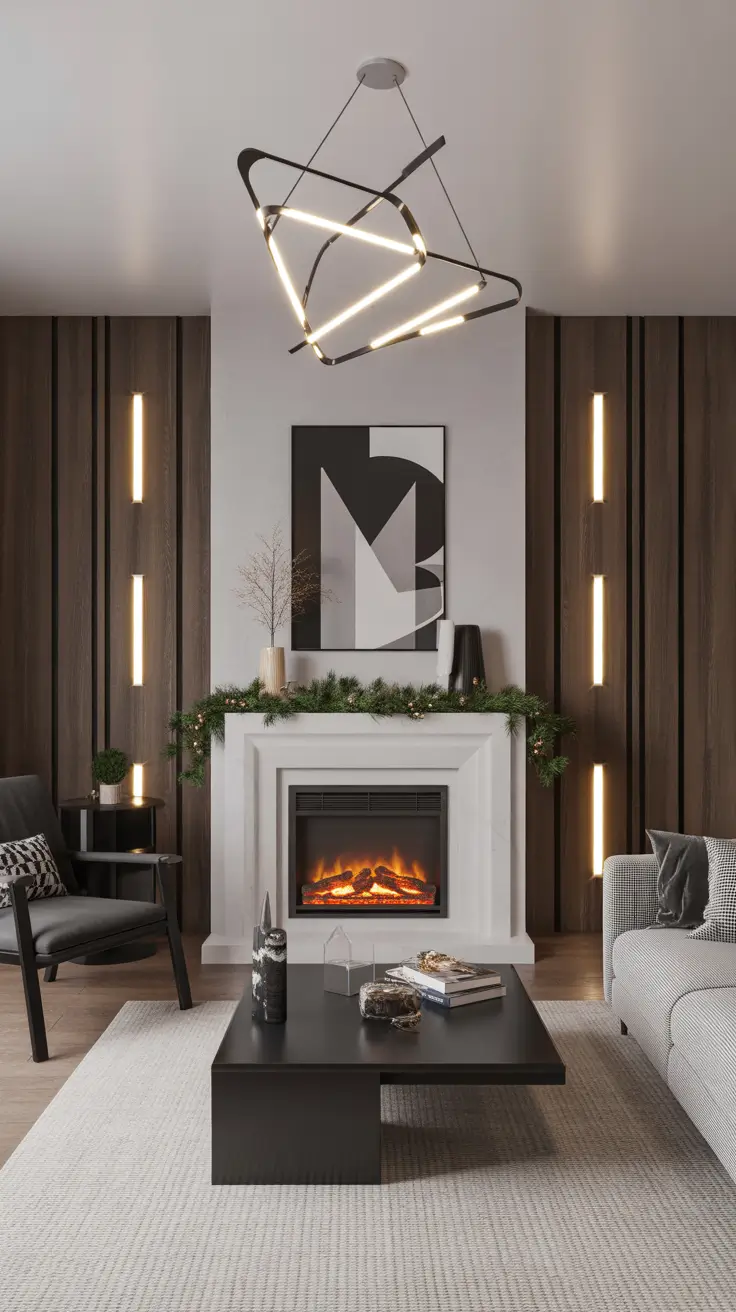 29 Christmas Fireplace Decor Ideas 2025: Elegant Mantel Decorating & Cozy Living Room Inspirations